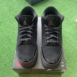 Jordan Black Cat 3s Size 11
