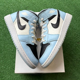 Jordan Ice Blue Mid 1s Size 6Y