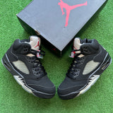Jordan Black Metallic 5s Size 9