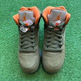 Jordan Olive 5s Size 5.5Y