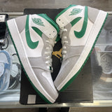 Jordan Grey Green Mid 1s Size 9.5
