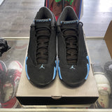 Jordan Black University Blue 14s Size 9.5