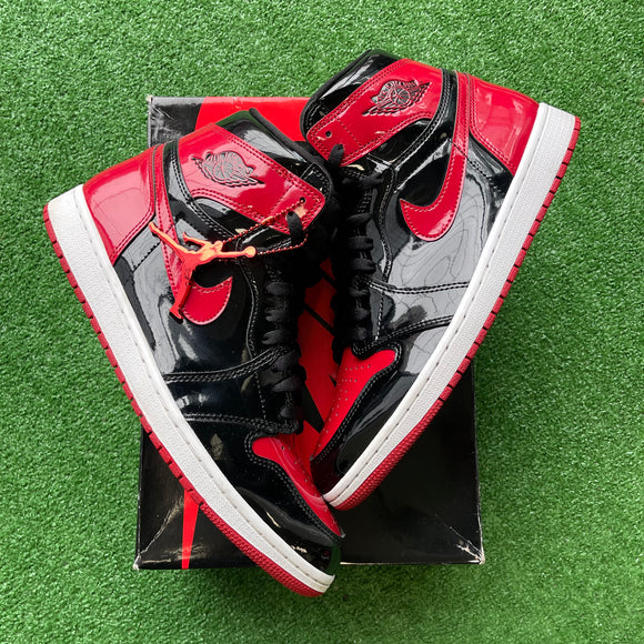Jordan Patent Bred 1s Size 11.5