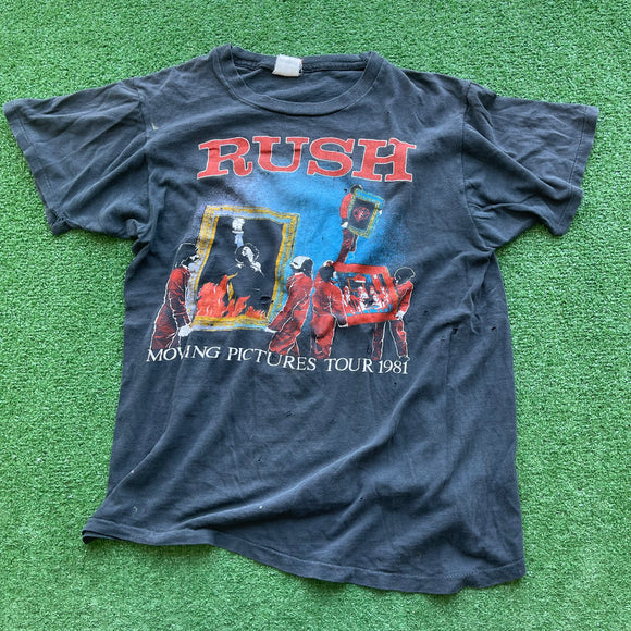 Vintage Rush World Tour ‘81 Tee Size L