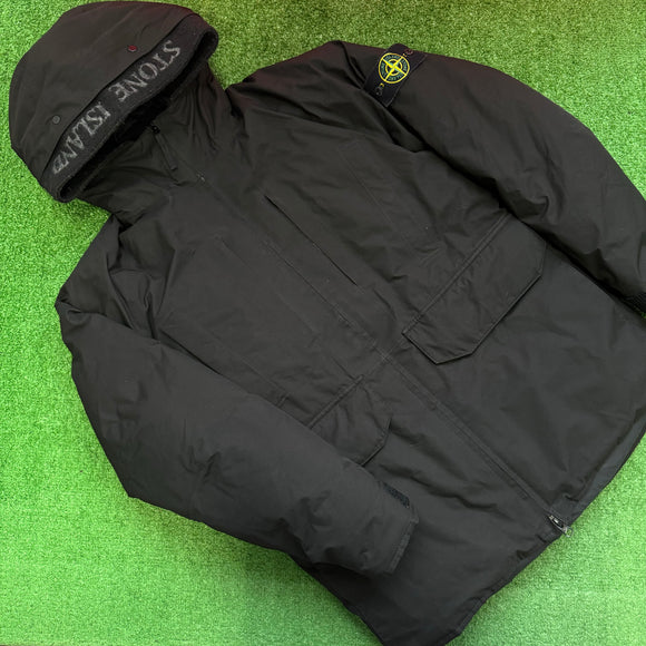 Stone Island Gore-Tex Ripstop Hooded Down Jacket Size S