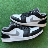 Jordan Black White Grey Low 1s Size 11.5
