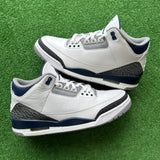 Jordan Midnight Navy 3s Size 11.5