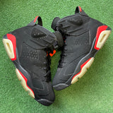 Jordan Black Infrared 6s Size 7.5