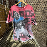 Vintage Buffalo Bills Jim Kelly All Over Print Tee Size XL