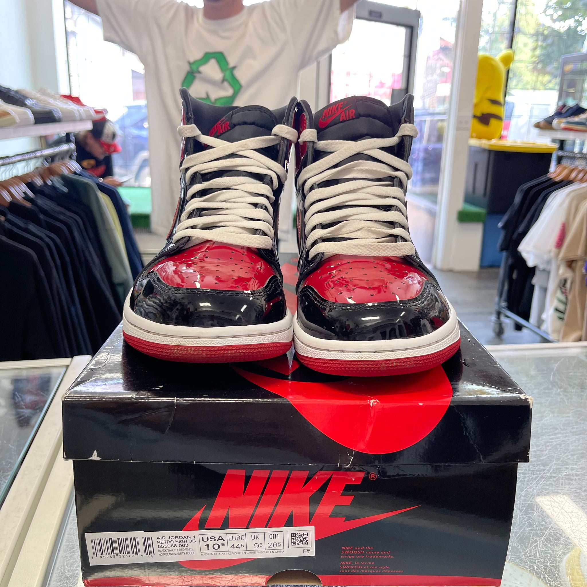 Retro Bred Jordan High Bred Toe Nike Air Jordan Retro High Bred 
