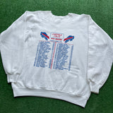 Vintage Buffalo Bills 1991 Roster Crewneck Size XL