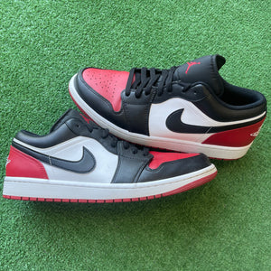 Jordan Bred Toe Low 1s Size 11.5