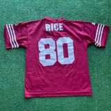Vintage San Francisco 49ers Rice Jersey Size Kids L