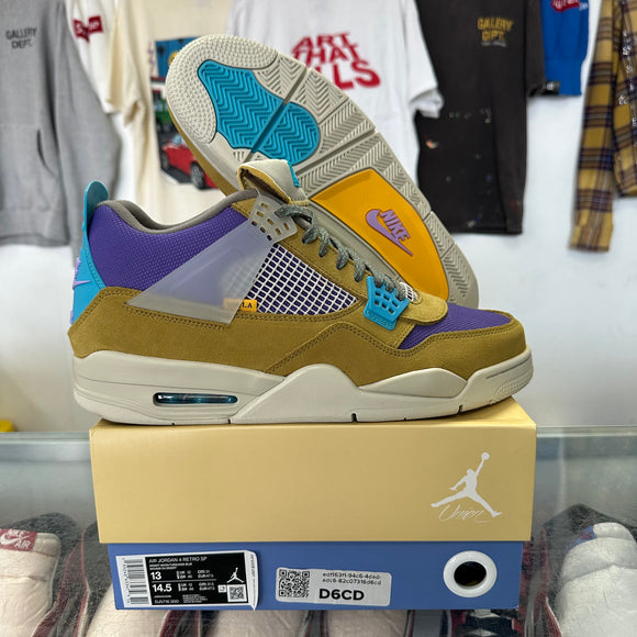Jordan Desert Moss Union 4s Size 13