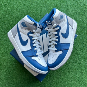 Jordan True Blue 1s Size 8