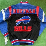 Vintage Y2K Buffalo Bills Bomber Jacket Size M
