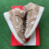 Nike Desert Camo High Dunks Size 9.5W / 8M