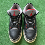 Jordan 2017 Black Cement 3 Size 10