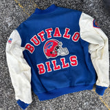Vintage Buffalo Bills Chalk Line Varsity Jacket Size L