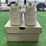 Nike White Low Air Force 1s Size 10.5