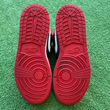 Jordan Gym Red Black White Mid 1s Size 7Y