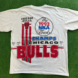 Vintage 1993 Chicago Bulls Championship Tee Size XXL