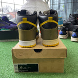 Nike Black Varsity Maize High Dunk Size 10