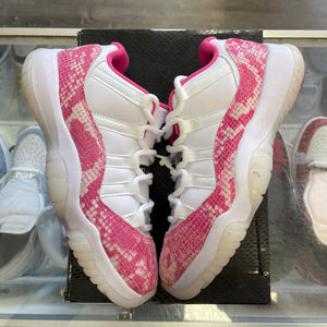 Jordan Pink Snakeskin Low 11s Size 6.5W/5M