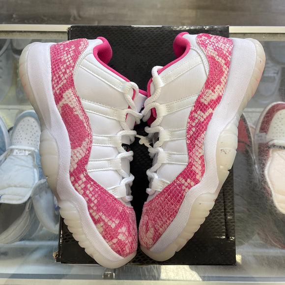 Jordan Pink Snakeskin Low 11s Size 6.5W/5M