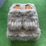 Bravest Studios Grey Mule Bear Claw Slide Size 11