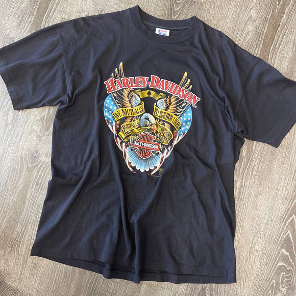 Vintage Harley Davidson Alaska Tee Size XL