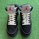 Jordan Reimagined Black Metallic 5s Size 8.5