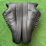 Nike Supreme Black Air Force 1s Size 10.5