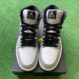 Jordan Light Smoke Grey Mid 1s Size 10