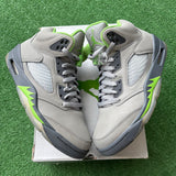 Jordan Green Bean 5s Size 8