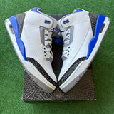 Jordan Racer Blue 3s Size 10