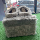 Bravest Studios Grey Mule Bear Claw Slide Size 11