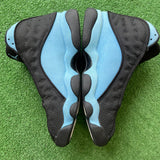 Jordan Black University Blue 13s Size 11