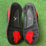 Jordan Red Thunder 4s Size 3Y