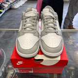 Nike White Light Smoke Grey Low Dunks Size 12