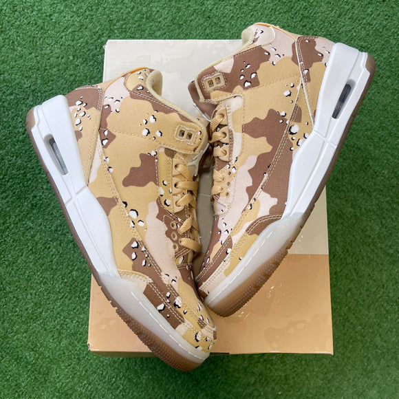 Jordan WNBA Desert Camo 3s Size 7.5W/6M