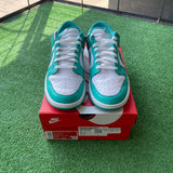 Nike Clear Jade Low Dunks Size 11.5