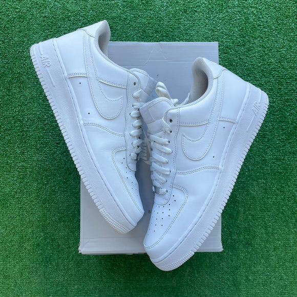 Nike White Low Air Force 1s Size 12