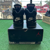 Jordan Black Metallic 5s Size 9