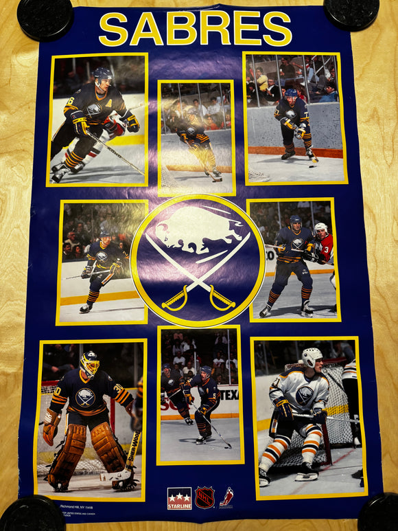 Vintage Buffalo Sabres 1988 Poster