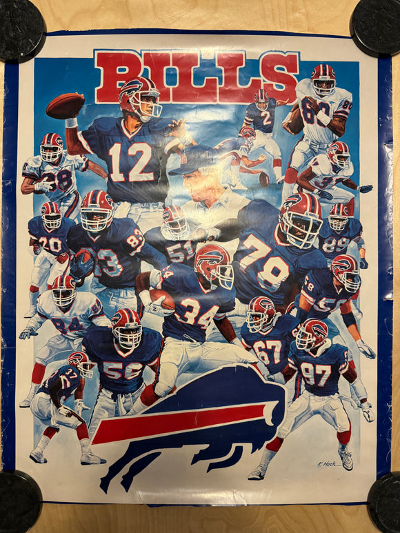 Vintage Buffalo Bills Poster