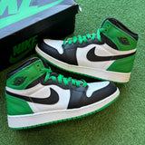 Jordan Lucky Green 1s Size 6.5Y