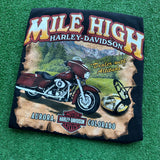 Vintage Harley Davidson Mile High Tee Size XL