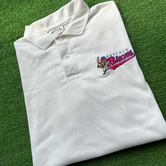 Vintage Buffalo Bisons Polo Size XL