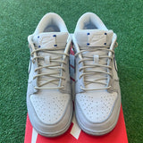 Nike Wolf Grey Pure Platinum Low Dunk Size 8